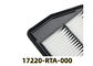ISO9001 Automobile Engine Air Filters Honda Air Filter 17220-Rta-000