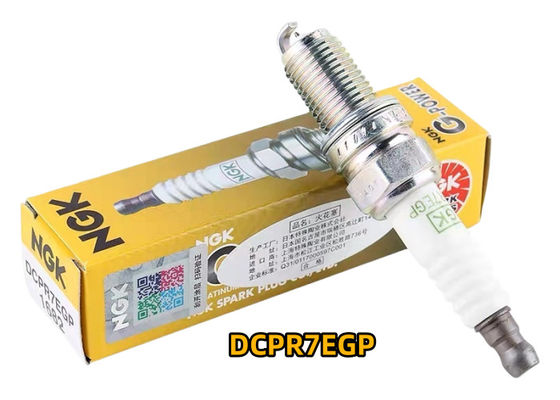 Length 19mm DCPR7EGP Auto Spark Plug For Wuling Zhiguang Saiou Lefeng
