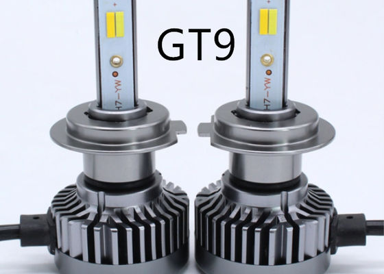 Gt9  H7 Car Headlight Bulb 50W 6000lumen 3 Color Led Headlight 4300K 3000K 6000K